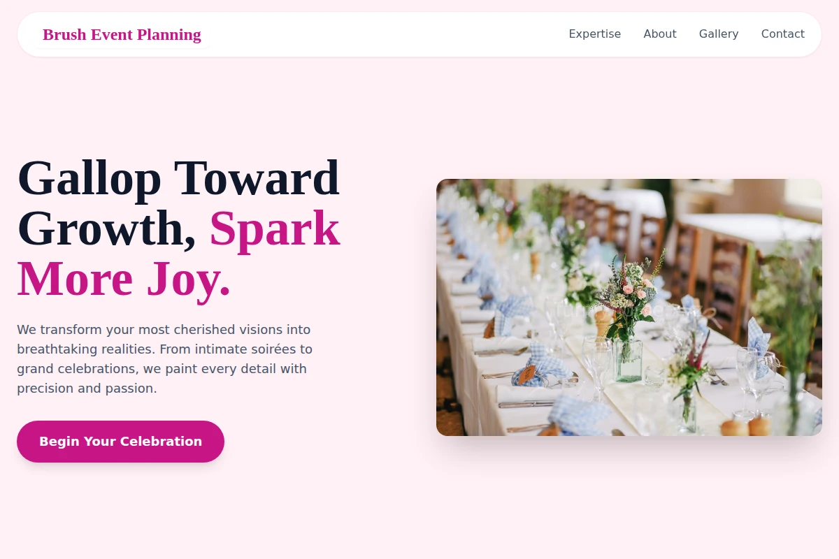 Brush Event Planning
