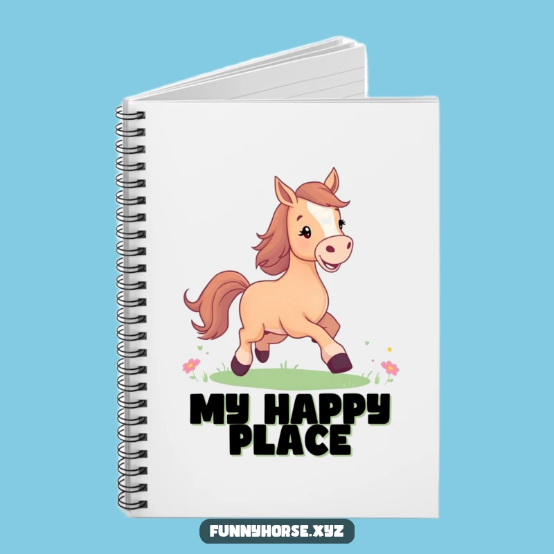 Funny Horse Meadow Notebook: Journal Your Joy with Humorous Style!